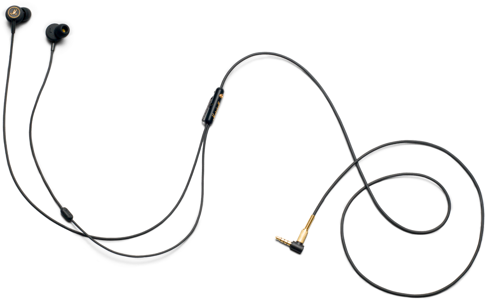 Marshall Design - Marshall Headphones Mode Eq B&b | Marshall Earbuds (1800x1100), Png Download