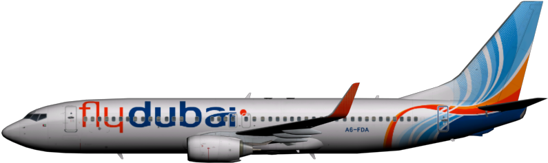 Flydubai 737-800 - Malaysia Airlines 737 800 Model (817x245), Png Download