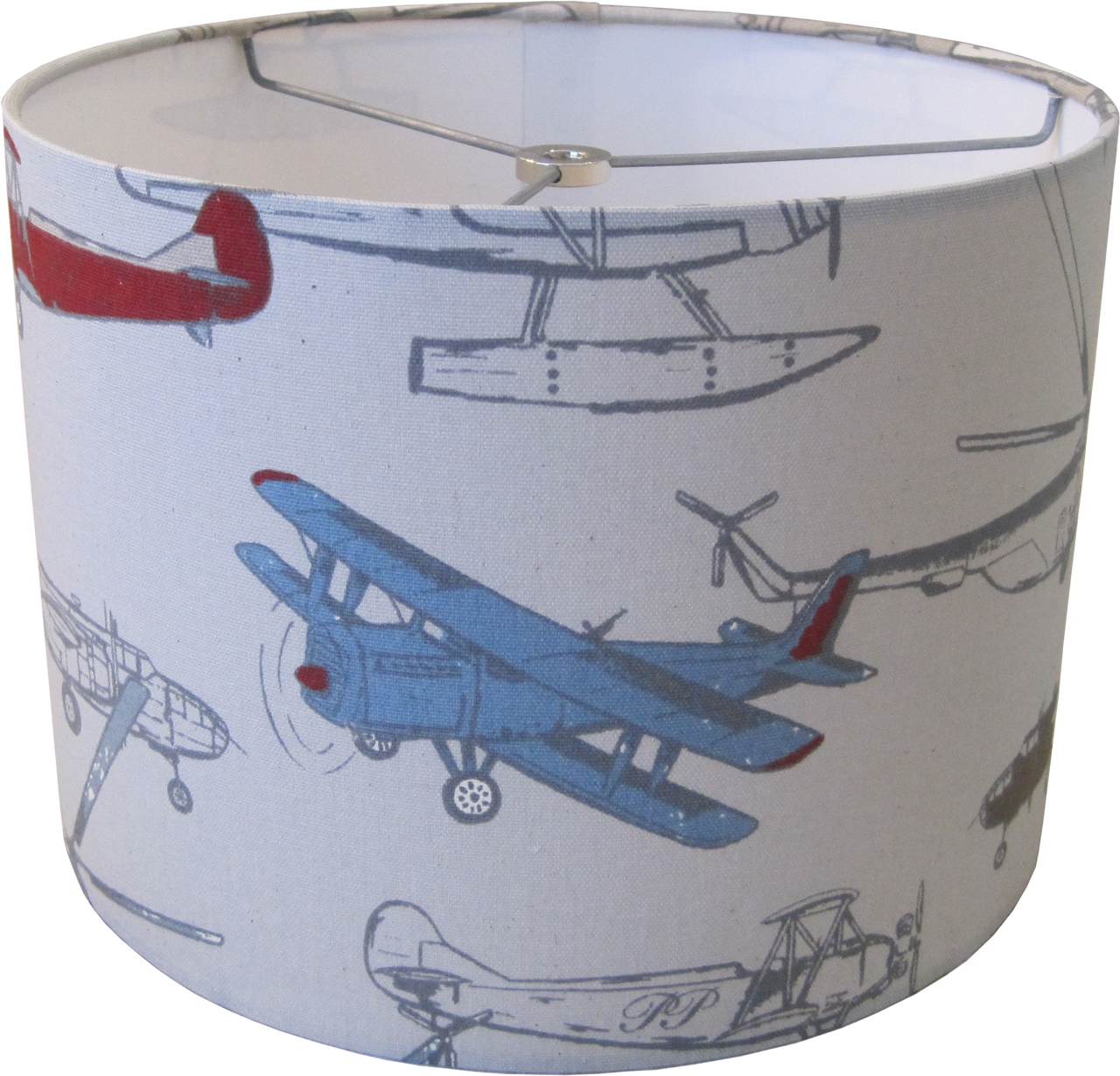 Airplane Lamp Shade - Presto Chango Decor, Inc Vintage Airplane Lamp Shades (1280x1230), Png Download