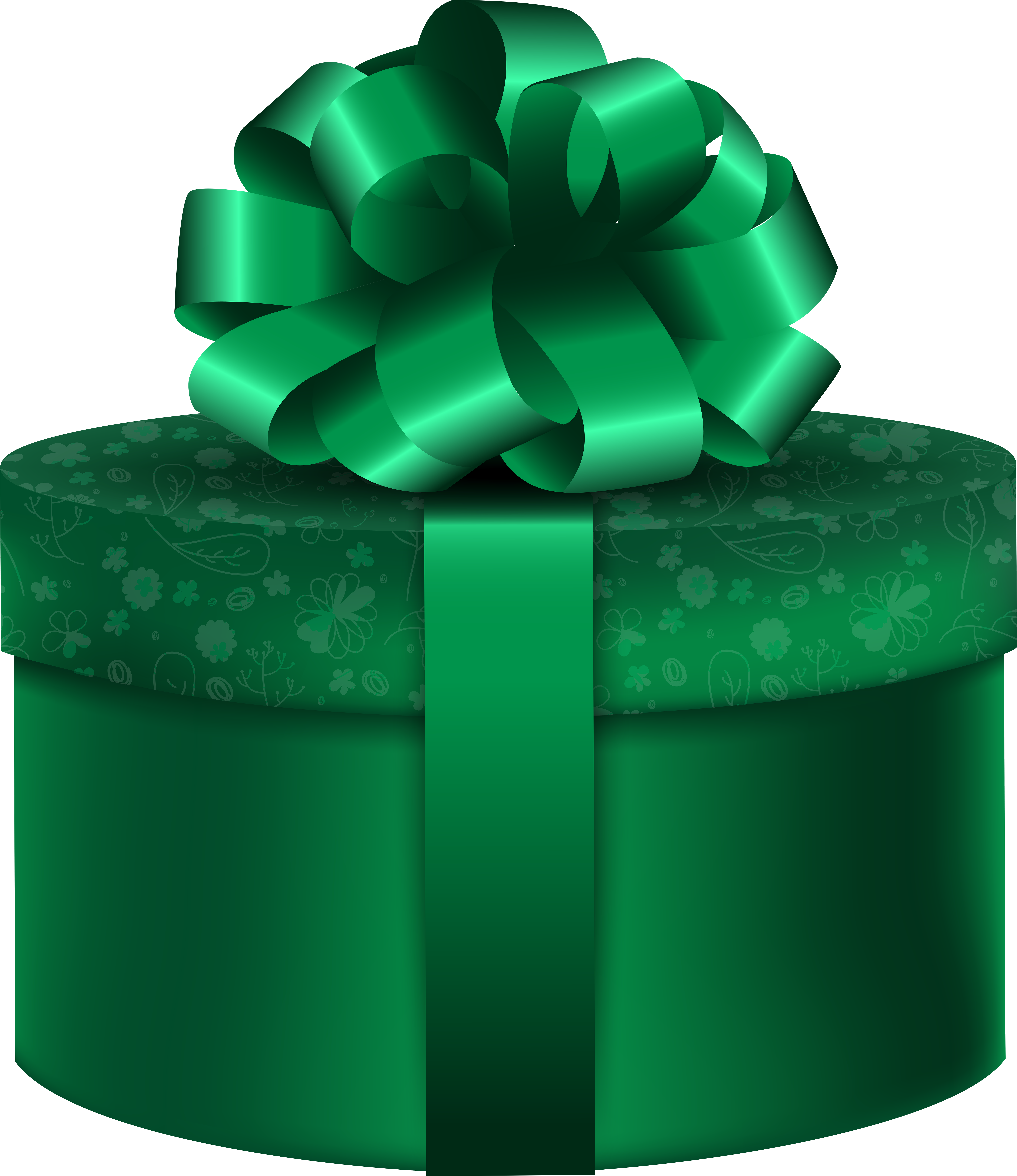 Green Gift Png Clip Art Image Gallery (7059x8000), Png Download