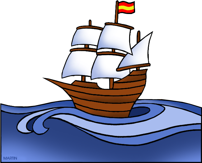 Spanish Ship - Ship Clipart Transparent Background (648x555), Png Download