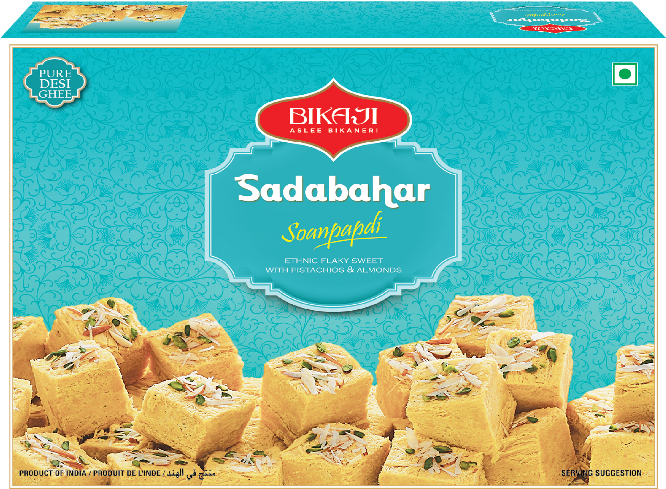 0% Off - Bikaji Soan Papdi Png (730x545), Png Download