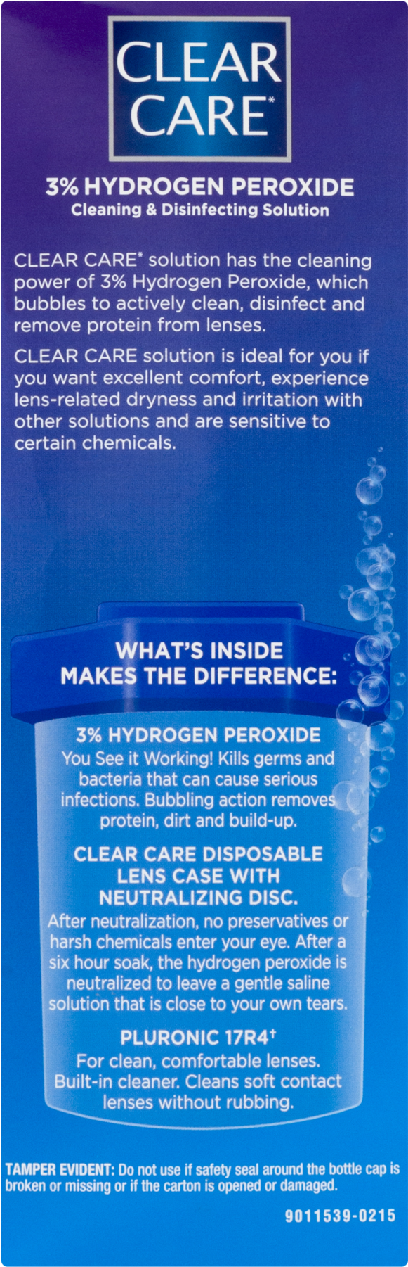 Clear Care Cleaning & Disinfecting Solution Triple - Clear Care Cleaning & Disinfection Solution-12 (1800x1800), Png Download