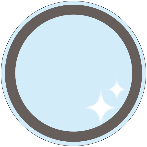 Anime Contact [キラッとeye ] Make Your Eye Starry - Anime Circle Png (600x600), Png Download