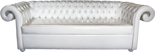 Bling White Sofa - Couch (600x600), Png Download