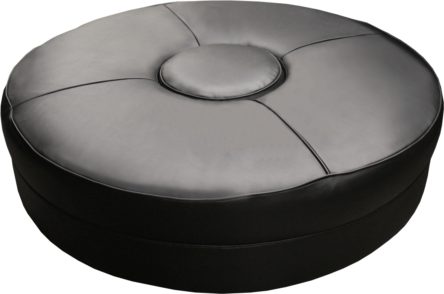 Black Round Sofa Flat - Round Lobby Seating Pngs (1500x1010), Png Download