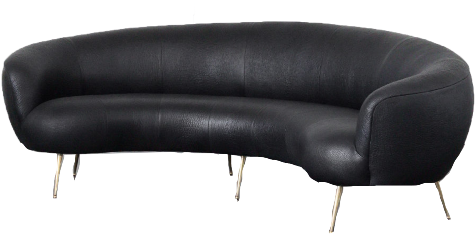 Lounge Sofa - Couch (1000x515), Png Download