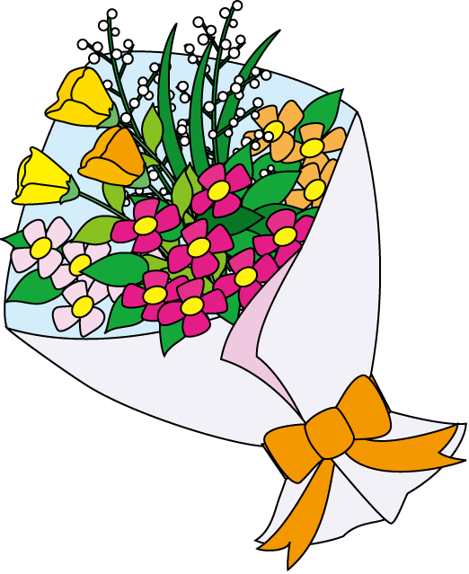 Bouquet Material Of The Flower Illpop Com - Clip Art (522x639), Png Download