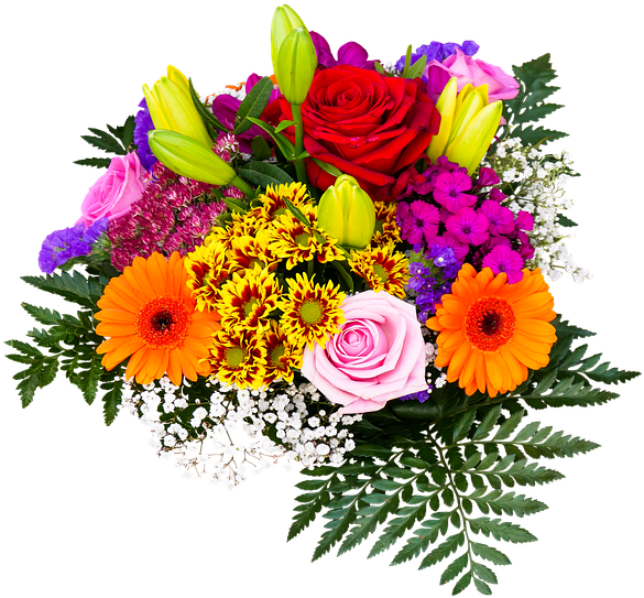Flowers, Bouquet, Birthday Bouquet, Love, Joy, Give - Good Night Flowers Love (757x720), Png Download