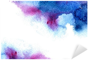 Abstract Blue And Violet Watery Frame - Blue (400x400), Png Download