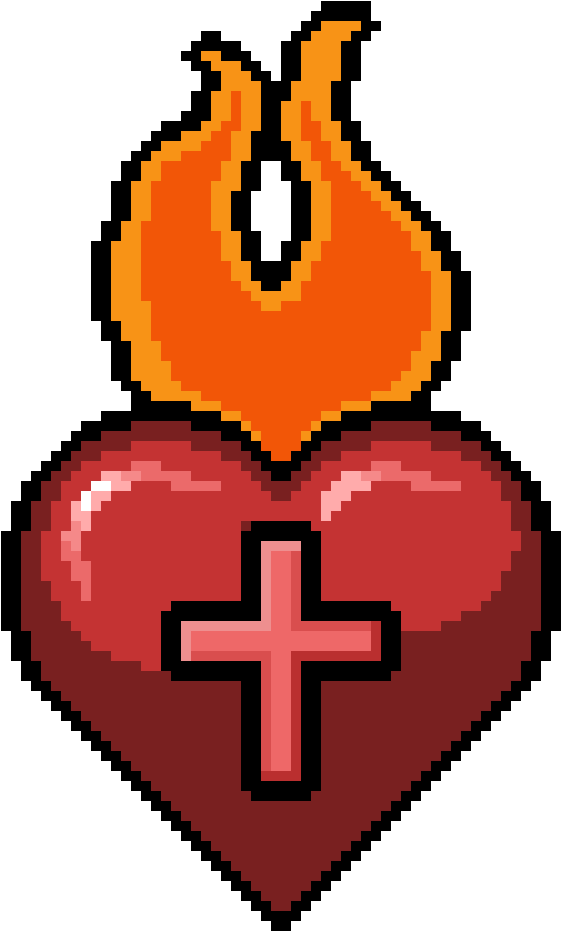 Hd Sacred Heart - Igreja Matriz São Pedro (600x950), Png Download