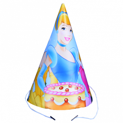Disney Princess Paper Cap Pack Of - Party Hat Filter Png (430x404), Png Download