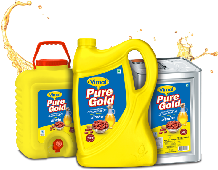 Ideal For Gujarati Cuisine Due To Its Natural Aroma - Peanut Oil (759x695), Png Download