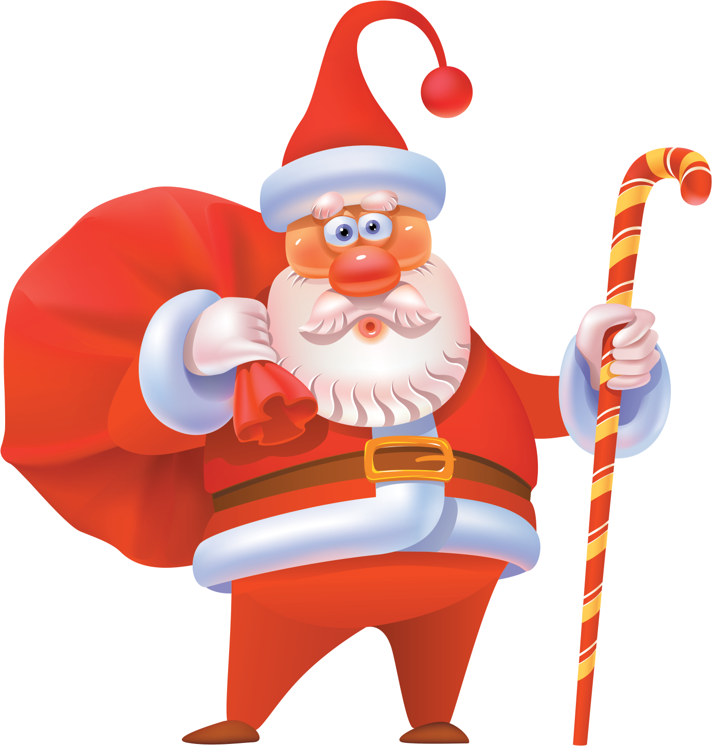 Santa Claus Png Transparent Image - Santa Claus Png Vector (1492x1542), Png Download