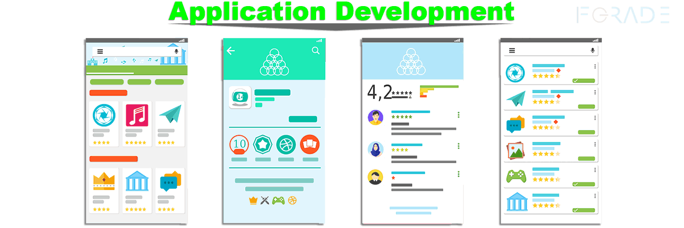Web Application Development Services - App Infografía (1350x450), Png Download