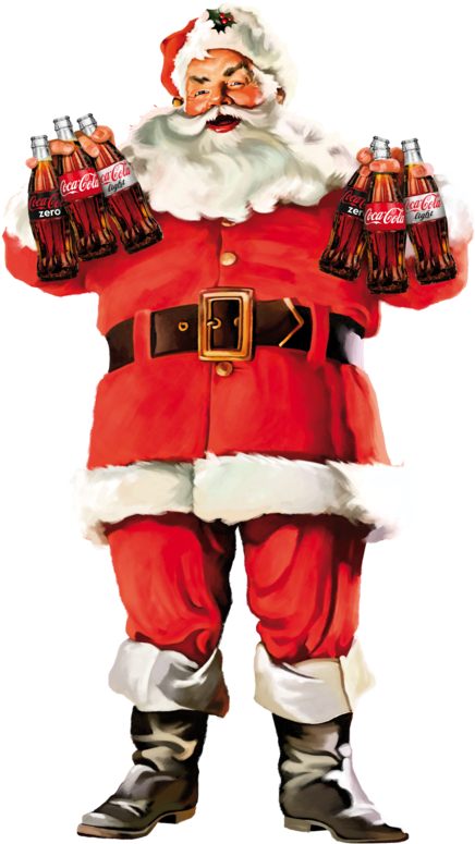 Ho Ho Ho Ftrom Åland Santa Claus Clipart, Santa Claus - Santa Claus De Coca Cola Png (459x800), Png Download