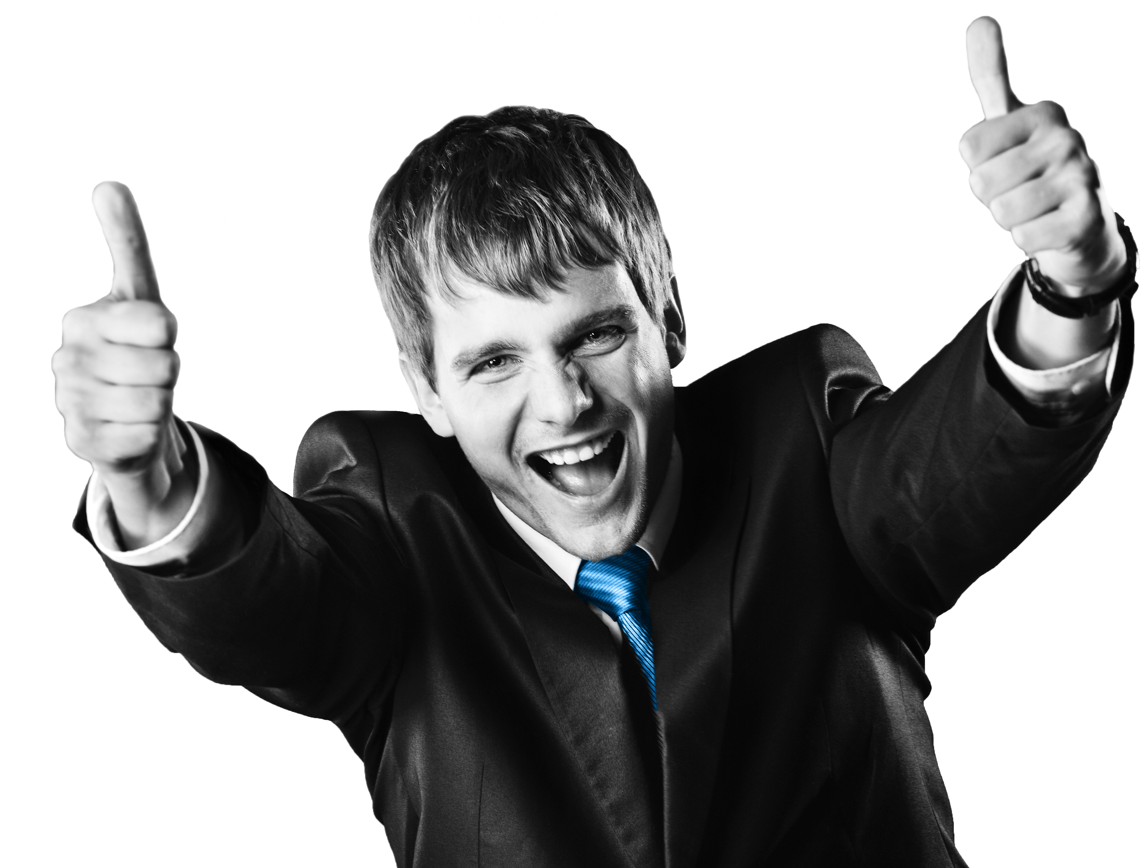 Blue Tie Businessman2 S - Mobile Phone (4256x2832), Png Download