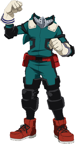 Oswald Rad Suit - My Hero Academia Izuku Suit (342x593), Png Download