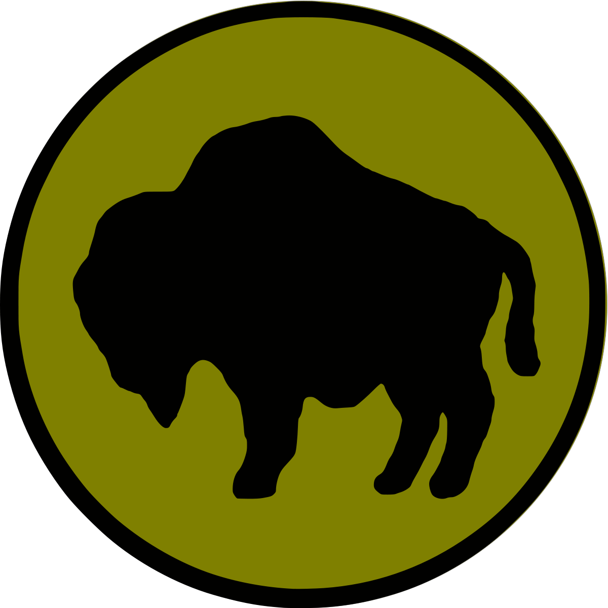 92nd Infantry Division (1200x1200), Png Download