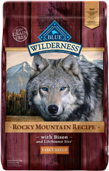 Blue Buffalo Wilderness Rocky Mountain Recipes Grain - Blue Buffalo Red Meat Adult (407x599), Png Download