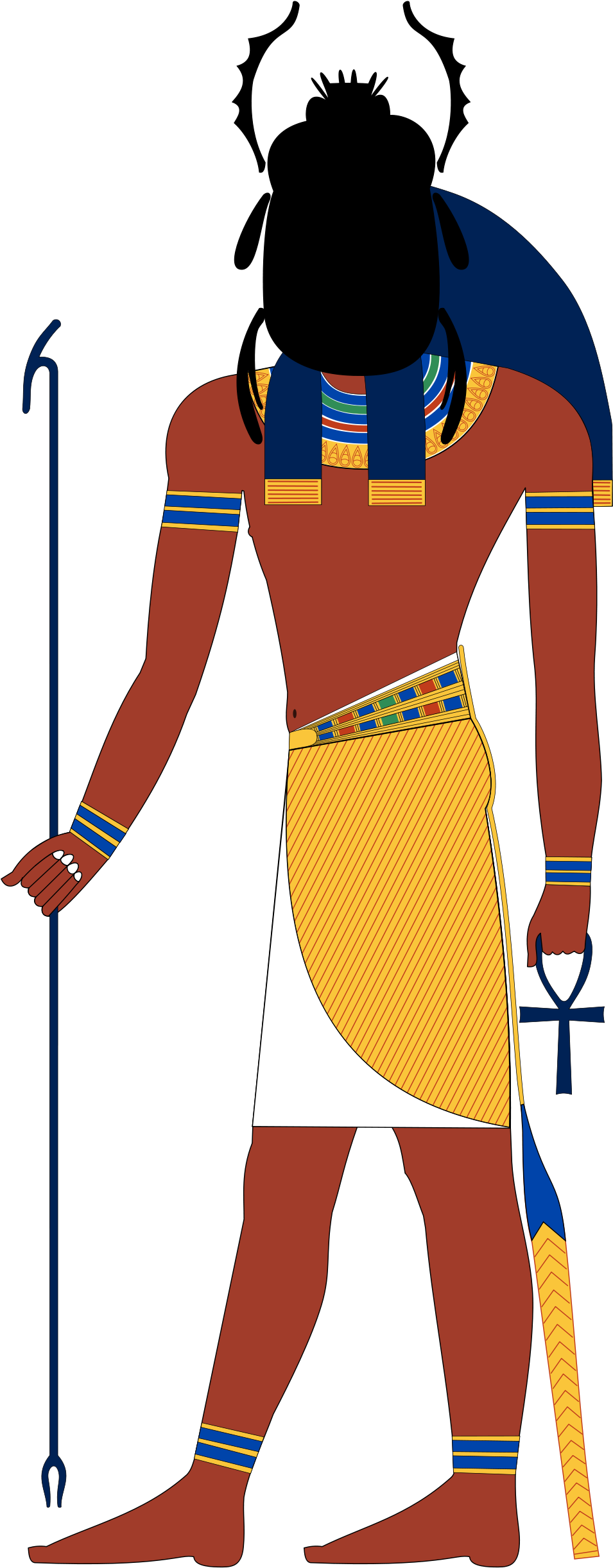 Khepri Egyptian God (1200x2571), Png Download