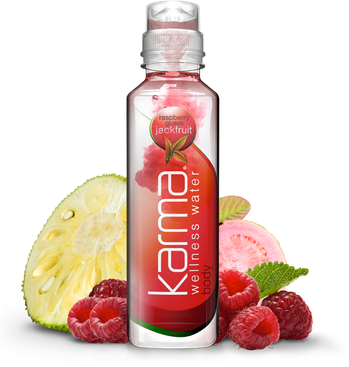 Karma Wellness Water - Karma Water Strawberry Lemonade (887x846), Png Download