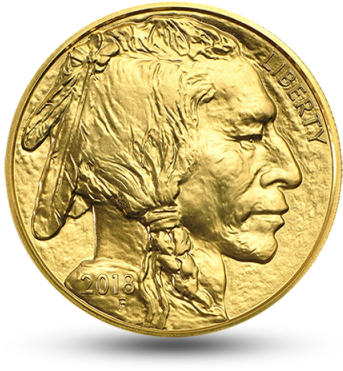 2018 $50 Gold American Buffalo Obverse - Gold Coins (480x620), Png Download