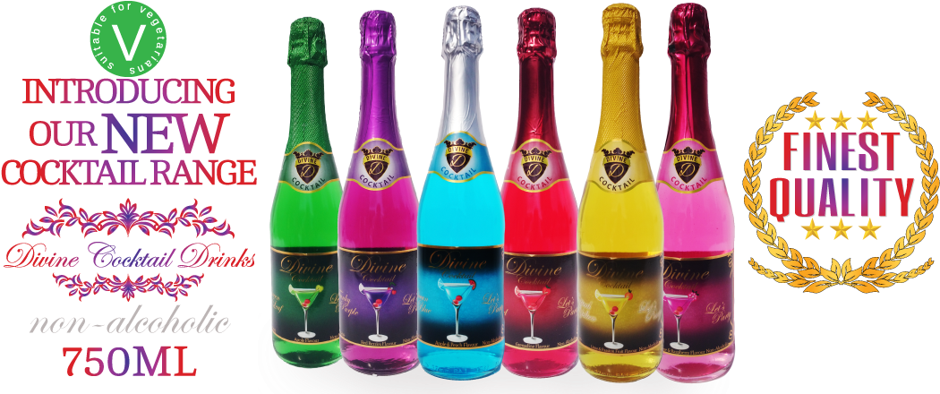 Divine Cocktail Drinks - Divine Cocktail (1080x450), Png Download