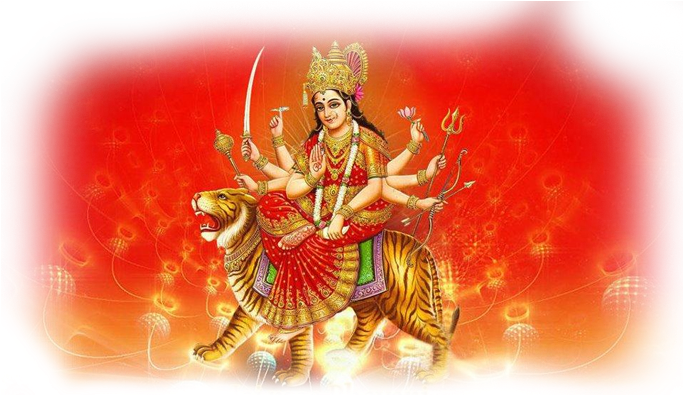 Kaka Raju And Party Are Devoted And Dedicated For Mata - Maa Durga (1064x410), Png Download