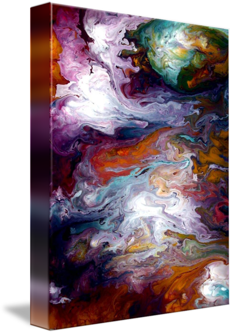 "reaching For Earth" - Gallery-wrapped Canvas Art Print 11 X 15 Entitled Reaching (452x650), Png Download