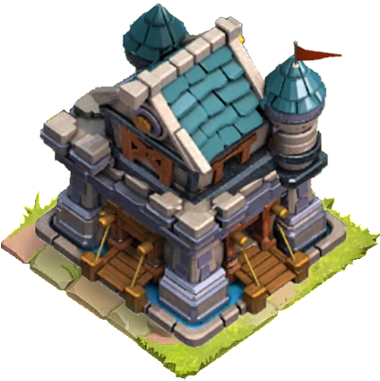 Town Hall 7 - Castle (450x450), Png Download