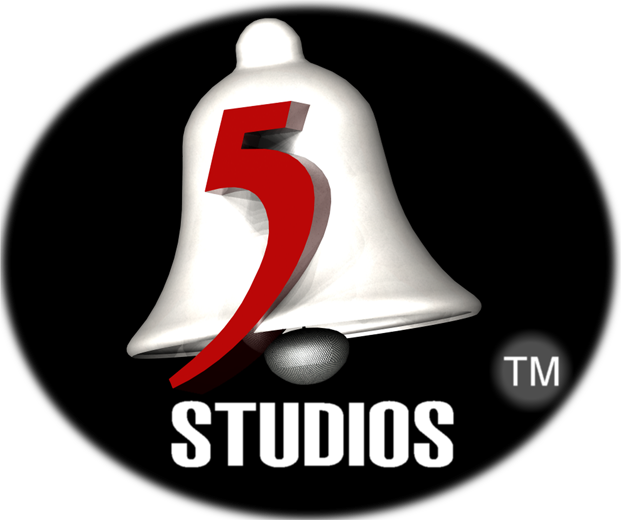 A White 3 Dimensional Bell With A Red 5 Embossed - Trademark Symbol (621x520), Png Download