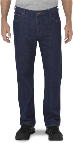 Carpenter Denim Jean - Dickies 67 Slim Straight (340x503), Png Download