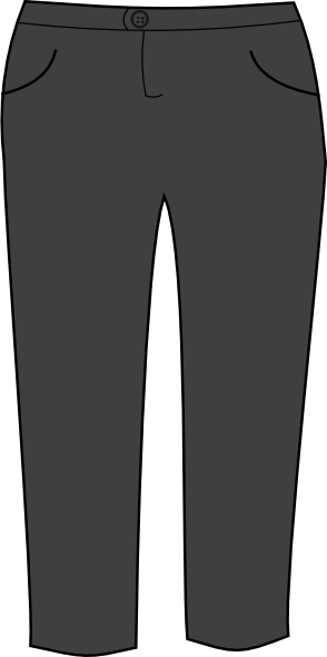 How To Set Use Trousers Clipart (294x590), Png Download