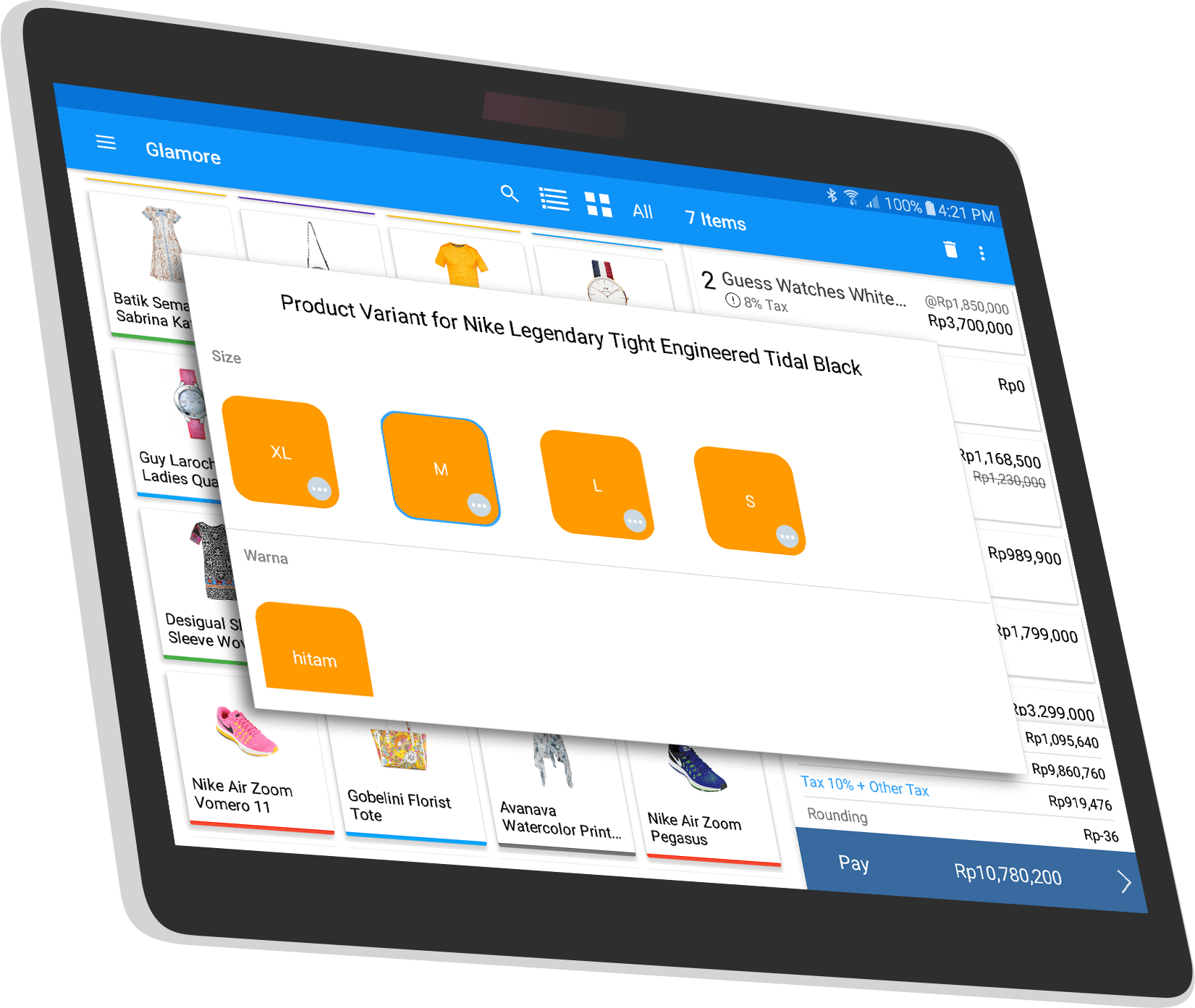 Smart Product Variants Selection - Tablet Computer (1651x1393), Png Download