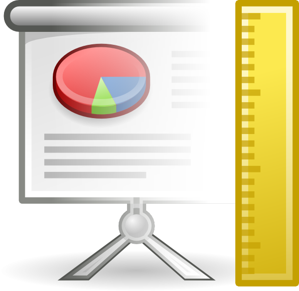 Office Presentation Template Clipart (600x584), Png Download