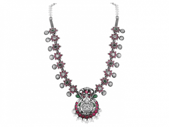 Majestic Goddess Silver Necklace - Necklace (540x405), Png Download