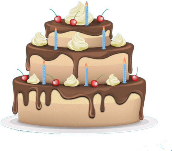 Chocolate Cake For Birthday - Cake (600x551), Png Download
