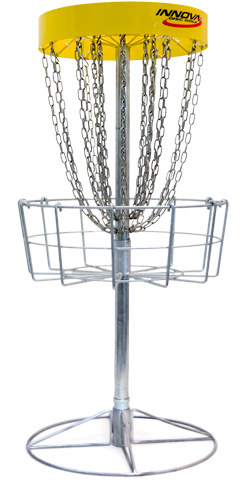 Innova Baskets Quebec Entrepot - Panier Disc Golf (243x500), Png Download