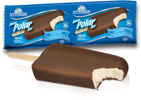 Polar Bar, Traditional Favourites, Single Serve Novelties - Polar Bar Ice Cream (480x377), Png Download