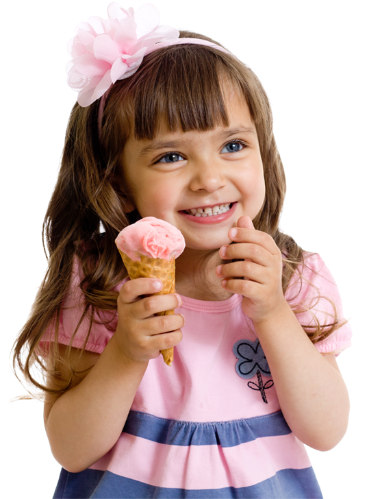 Customer Reviews - Ice Cream With Baby Png (538x735), Png Download