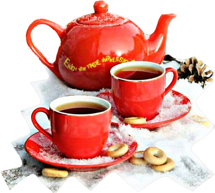 Tea Teacup Redcap Catle Table Snow Hottea Smoke Sweette - Tea (782x653), Png Download