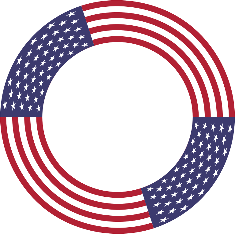 By Gdj - 10x3 American Cowboy Us United States Flag Bumper Sticker (768x766), Png Download