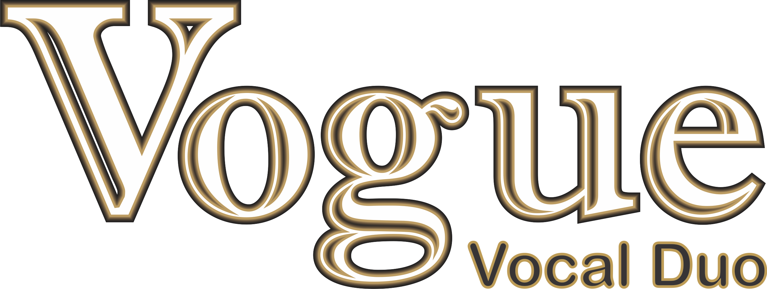 Vogue Logo For Light Backgrounds 895kb - Wallpaper (2590x976), Png Download