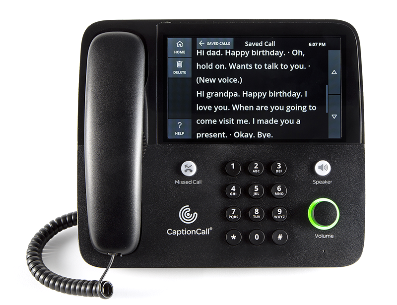 With Captioncall You Can Understand Every Call - Captioncall 67tb Amplified Captioned Phone (800x615), Png Download