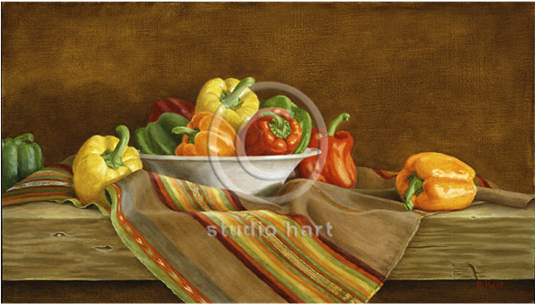 Not Just Green Peppers - Still Life Photography (600x600), Png Download