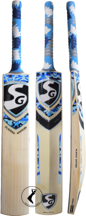 Sg Player Edition English Willow Cricket Bat - Sg Player Edition Cricket Bat (289x700), Png Download
