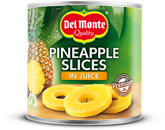 Pineapple Slices In Juice - Del Monte Ananas (331x505), Png Download