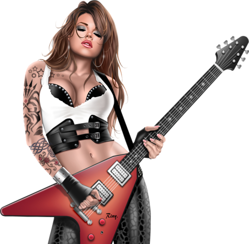 Rock Girl - Dire Straits The Beatles Led Zeppelin U2 Scorpions (500x490), Png Download