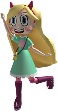 Star Butterfly - Star Butterfly 3d Model (420x420), Png Download